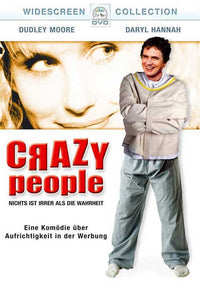 Crazy People Movie Poster Print showcasing vibrant colors and humorous design.