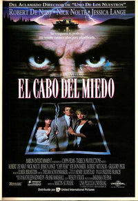 Cape Fear Movie Poster Print showcasing dramatic cinematic artwork.
