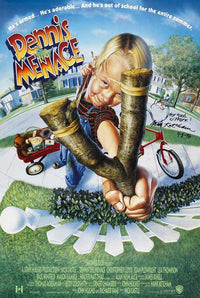 Dennis the Menace Movie Poster Print featuring the playful character.