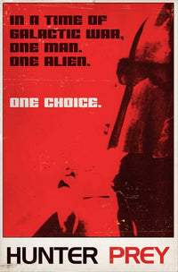 Hunter Prey Movie Poster showcasing sci-fi artwork.