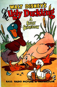 The Ugly Duckling Movie Poster Print showcasing a whimsical design.