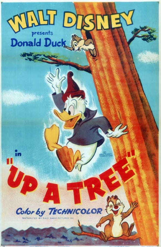 Up a Tree Movie Poster Print featuring whimsical design