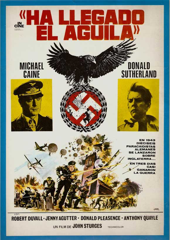 The Eagle Has Landed Movie Poster Print showcasing classic cinema art.
