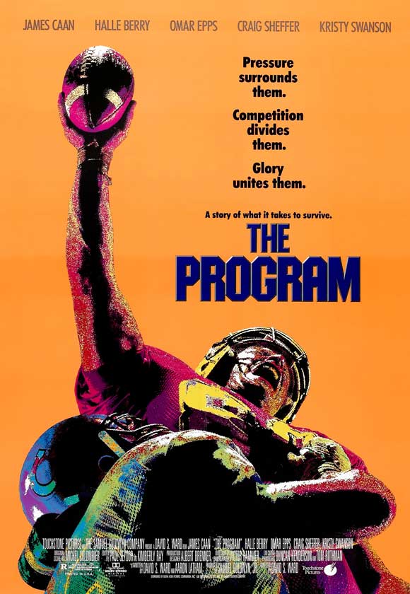 The Program Movie Poster Print featuring vibrant visuals and cinematic themes.