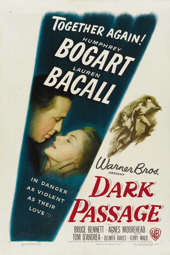 Dark Passage Movie Poster Print showcasing classic cinema artwork.