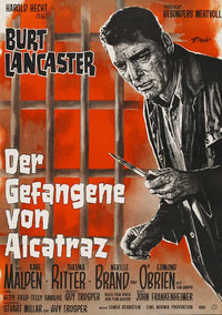 Birdman of Alcatraz Movie Poster Print showcasing iconic film imagery.