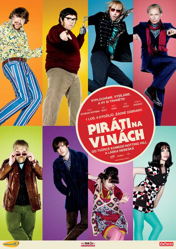 The Boat That Rocked Movie Poster Print featuring 1960s rock and roll theme.