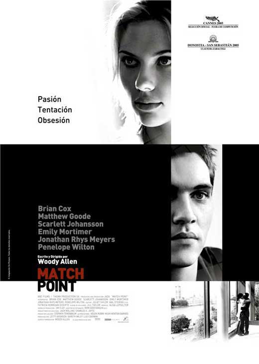 Match Point Movie Poster Print showcasing cinematic art.