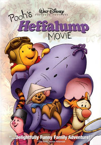 Pooh's Heffalump Movie Poster Print featuring colorful Disney characters.