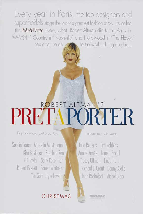 Ready to Wear Movie Poster Print showcasing vibrant colors and design.