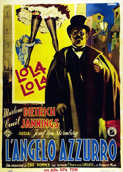 The Blue Angel Movie Poster Print capturing classic cinema art