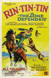 Lone Defender Movie Poster featuring striking cinematic imagery