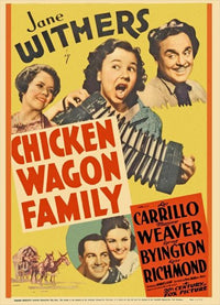 Chicken Wagon Movie Poster for family film decor.