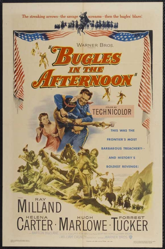Bugles in the Afternoon Movie Poster Print featuring classic cinema art.