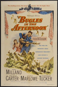 Bugles in the Afternoon Movie Poster Print featuring classic cinema art.
