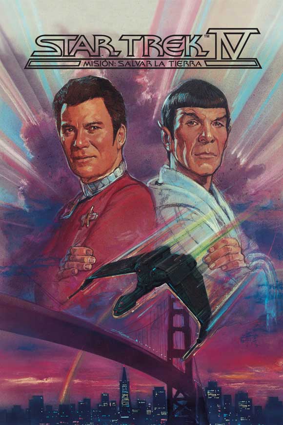Star Trek 4: The Voyage Home Movie Poster Print featuring iconic imagery.