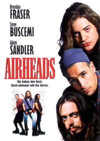 Airheads Movie Poster Print featuring iconic comedy characters