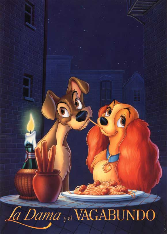 Lady and the Tramp Movie Poster Print (11x17) - Classic Disney Art