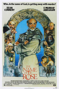 The Name of the Rose Movie Poster Print featuring medieval intrigue.