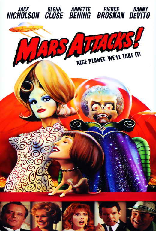 Mars Attacks! Classic Movie Poster Print - 27x40