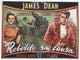 Rebel Without a Cause Movie Poster Print showcasing youth rebellion.