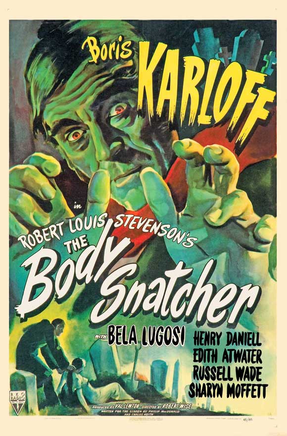 The Body Snatcher Movie Poster Print showcasing classic horror film imagery.