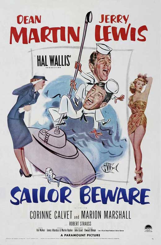 Sailor Beware Movie Poster Print showcasing classic cinema art.
