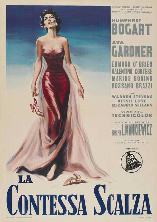 The Barefoot Contessa Movie Poster Print showcasing classic film art.