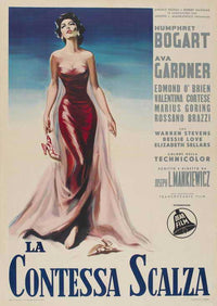 The Barefoot Contessa Movie Poster Print showcasing classic film art.
