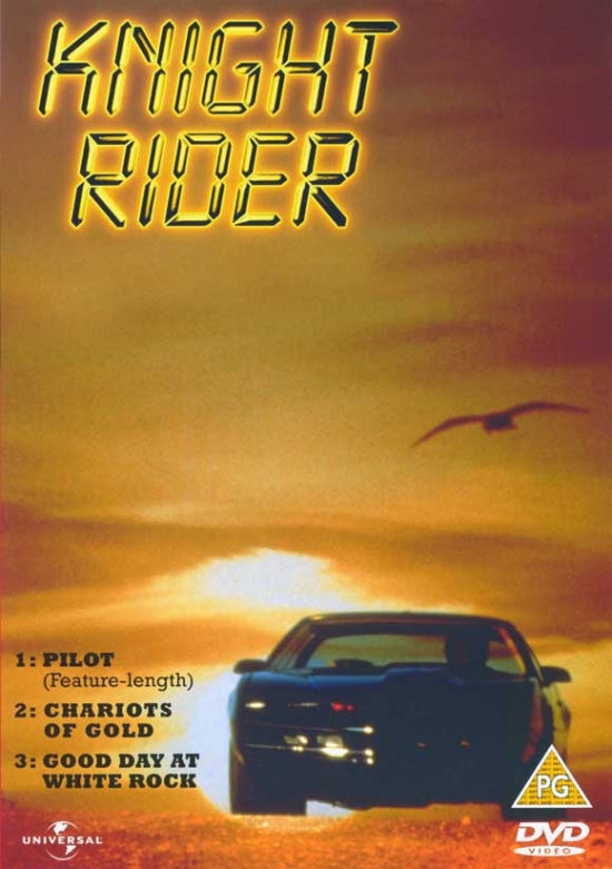 Knight Rider Movie Poster Print featuring KITT and Michael Knight