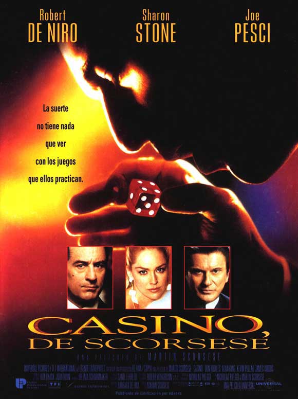 Casino Movie Poster Print showcasing iconic film artwork.