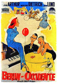 A Foreign Affair Movie Poster Print featuring classic cinema imagery.