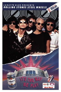 The Rolling Stones Steel Wheels Tour Movie Poster Print 11x17