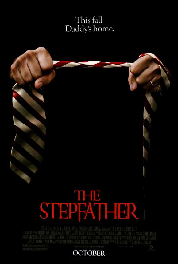 The Stepfather Movie Poster Print featuring suspenseful artwork.