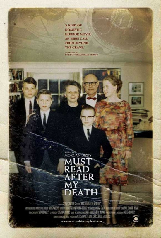 Must Read After My Death movie poster print featuring compelling artwork.