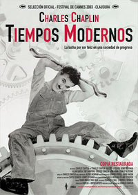Modern Times Movie Poster Print featuring Charlie Chaplin's classic film