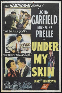 Under My Skin Movie Poster Print showcasing vibrant cinematic art.