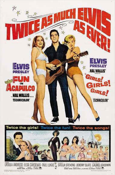 Fun in Acapulco Movie Poster Print featuring Elvis Presley.