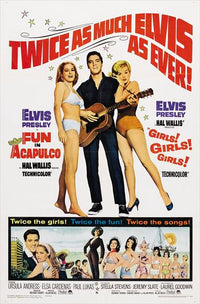Fun in Acapulco Movie Poster Print featuring Elvis Presley.