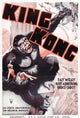 King Kong Movie Poster Print showcasing the iconic giant ape.