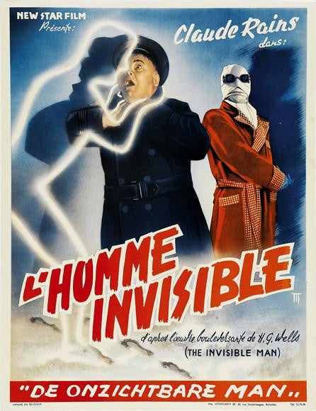 The Invisible Man Movie Poster Print (11x17) | Pop Culture Graphics