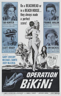 Operation Bikini Movie Poster Print featuring classic cinema artwork.