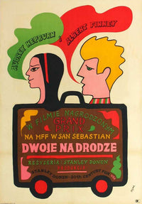 Two for the Road Movie Poster Print showcasing classic cinema.