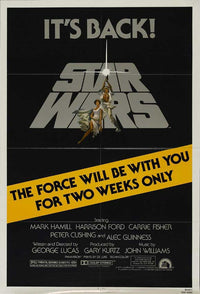 Star Wars Movie Poster Print featuring iconic characters and scenes.