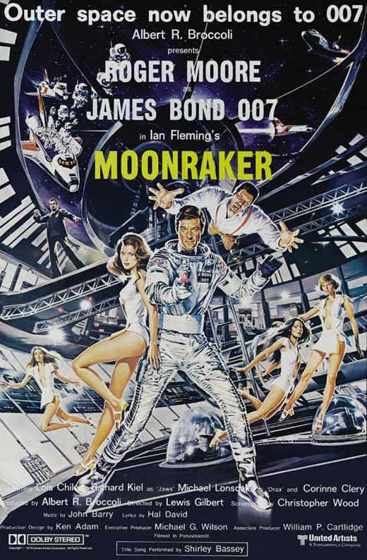 Moonraker Movie Poster Print (27x40) - Classic Film Art
