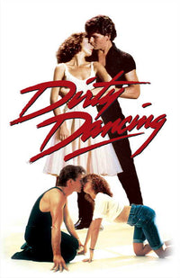 Dirty Dancing Movie Poster Print featuring iconic dance scenes.