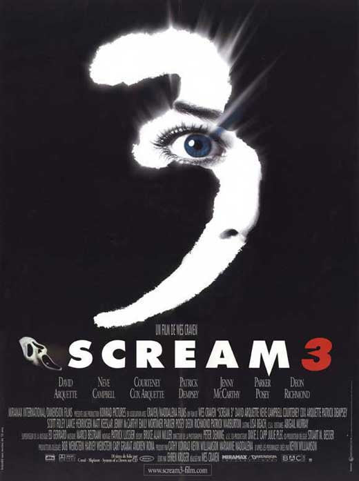 Scream 3 Movie Poster Print (11x17) | Posterazzi