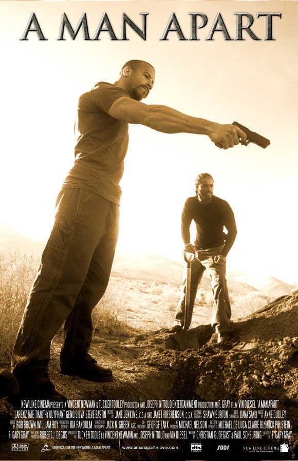A Man Apart Movie Poster Print featuring intense cinematic imagery.