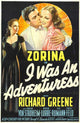 I Was an Adventuress Movie Poster Print showcasing vintage film art.