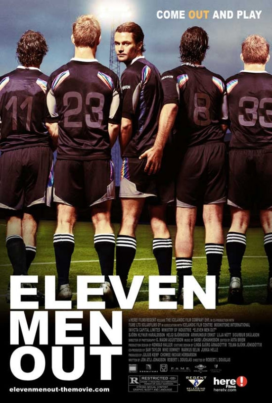 Eleven Men Out Movie Poster Print showcasing vibrant film imagery.